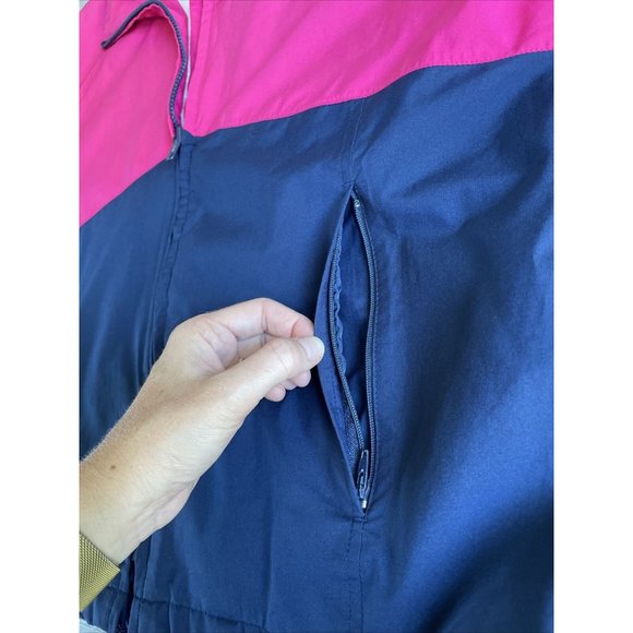 Lightweight Gore-Tex Jacket Pink Blue  Womens Size Medium Vintage Black Ice - Picture 7 of 13